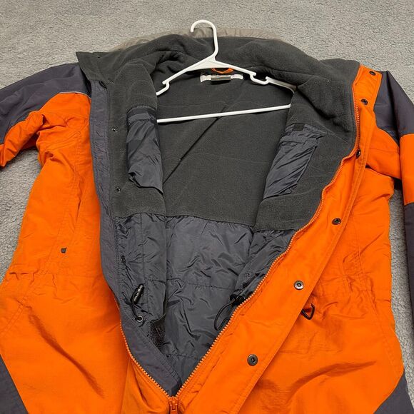 Columbia Jacket Mens XL Orange Full Zip Winter Outdoors - Picture 7 of 12